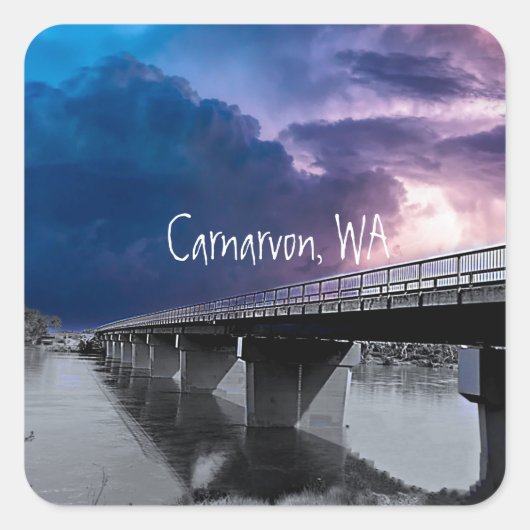 ブリッジステッカー スクエアシール (正面)