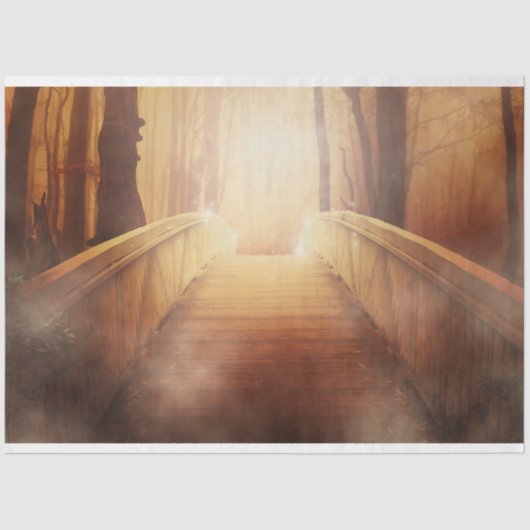 ブリッジファンタジーフォレストの切り離しティッシュペーパー 薄葉紙 (正面)