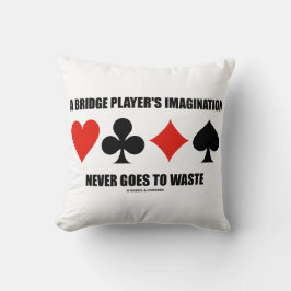 ブリッジプレーヤーの想像力は決して無駄にならない クッション