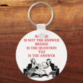 ブリッジプレーヤーデザイン キーホルダー (正面)