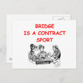 ブリッジプレーヤー ポストカード (正面/裏面)