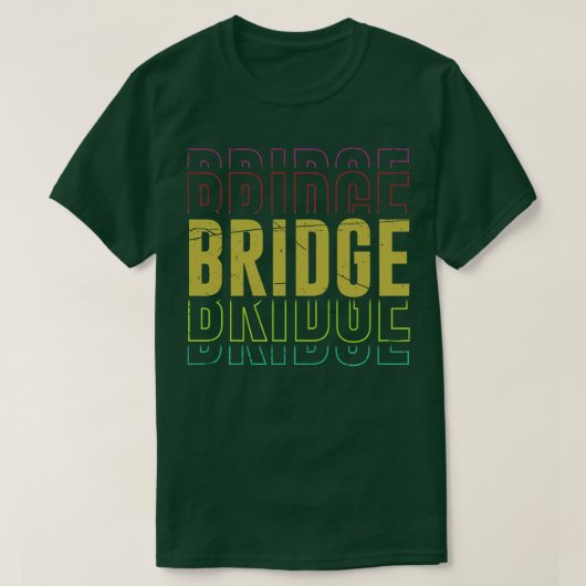 ブリッジプレーヤー Tシャツ (デザイン正面)