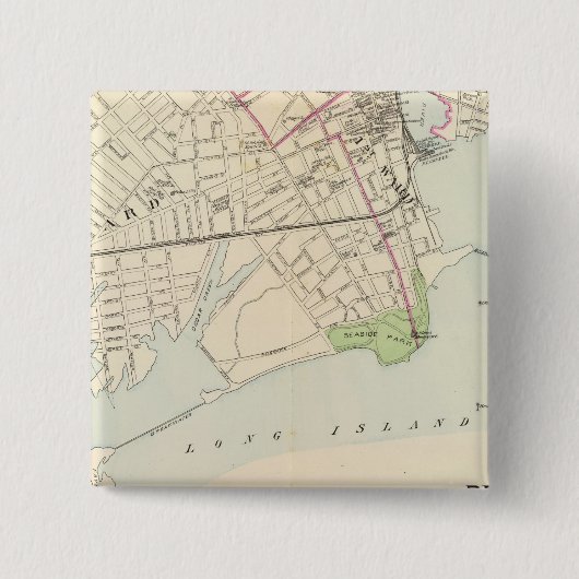 ブリッジポート、南 缶バッジ (正面)