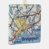 ブリッジポートCTヴィンテージマップ セラミックオーナメント (右)