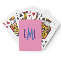 ブリッジモノグラムの選手のトランプ