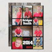 ブリッジャーカスタム卒業カード 案内状 (正面/裏面)