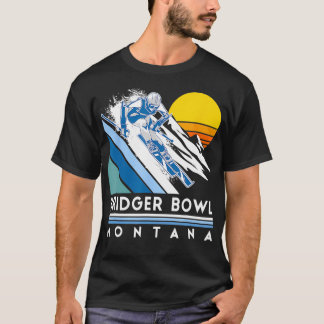ブリッジャー・ボウル モンタナ レトロ スキー Tシャツ