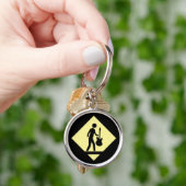 ブリッジワーク「ミュージシャン交差」キーチェーン キーホルダー (手)