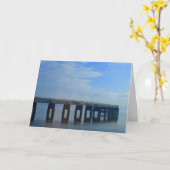 ブリッジ反射 カード (黄色い花)