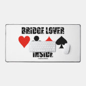 ブリッジ恋人インサイドインフォーカードスーツ デスクマット (キーボード&マウス)