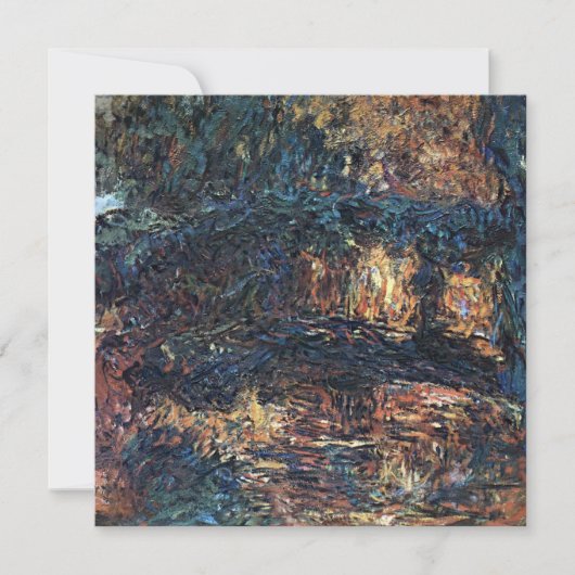 ブリッジ日本のバイクロードモネヴィンテージファインアート (正面)