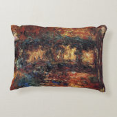 ブリッジ日本のバイクロードモネヴィンテージファインアート アクセントクッション (裏面)