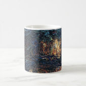 ブリッジ日本のバイクロードモネヴィンテージファインアート コーヒーマグカップ (中央)