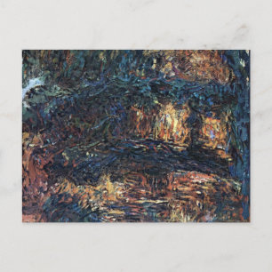 ブリッジ日本のバイクロードモネヴィンテージファインアート ポストカード