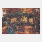 ブリッジ日本のバイクロードモネヴィンテージファインアート ラッピングペーパーシート (正面3)