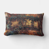 ブリッジ日本のバイクロードモネヴィンテージファインアート ランバークッション (正面)