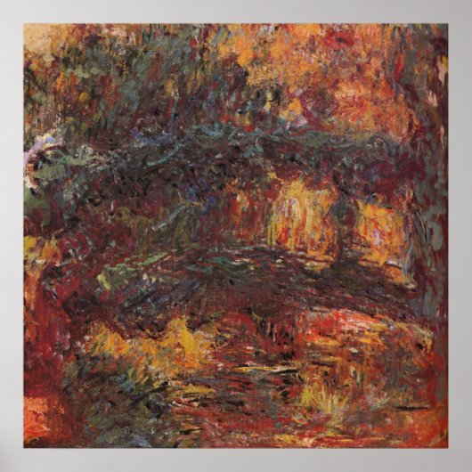ブリッジ日本の- Claude Monet - c1920 ポスター (正面)