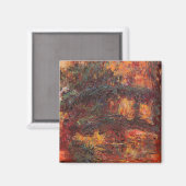 ブリッジ日本の- Claude Monet - c1920 マグネット (正面/裏面)