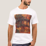 ブリッジ日本の- Claude Monet - c1920 Tシャツ<br><div class="desc">クロード・モネの「橋」と名付けられた素晴らしアート作品の複製で、あなたのスタイルと洗練日本の度を人々に示しなさい。池絵画に橋がかかっている1920色彩の鮮やか年頃。</div>
