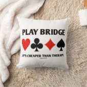 ブリッジ遊はセラピー4のカードスーツよりも安い クッション (ブランケット)
