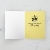 ブリッジ選手の誕生日感じ的なキング・オブ・スペード カード (内部)