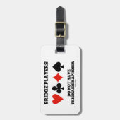 ブリッジ選手はトリスカプホビアを持っていない ラゲッジタグ (正面縦)