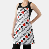 ブリッジ選手は4枚のカードスーツでそれを行う エプロン (インサイチュ)