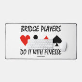 ブリッジ選手は4枚のカードスーツでそれを行う デスクマット (キーボード&マウス)