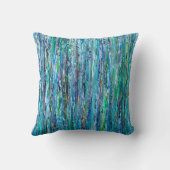 ブリッジ16x16ポリゴン装飾用クッションの下の水 クッション (裏面)