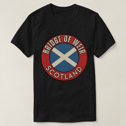ブリッジ・オブ・ウィアー, スコットランド Tシャツ (デザイン正面)