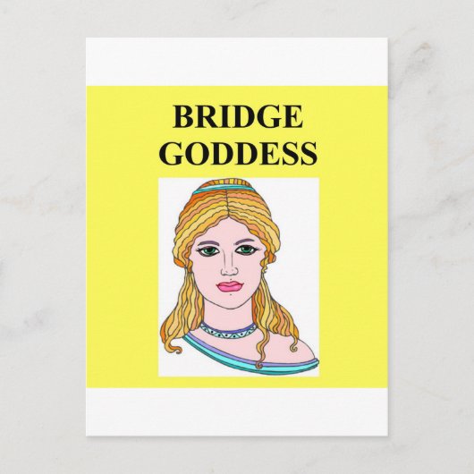 ブリッジ・ゲーム・プレーヤーの複製 ポストカード (正面)