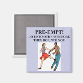 ブリッジ・ゲーム・プレーヤーの複製 マグネット (正面/裏面)