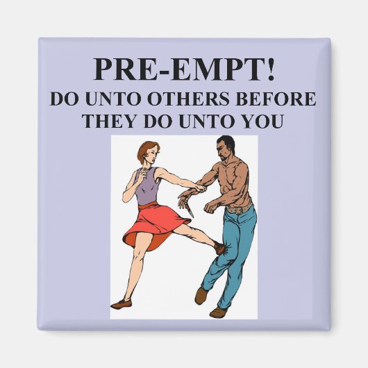 ブリッジ・ゲーム・プレーヤーの複製 マグネット (正面)