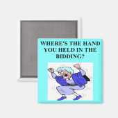 ブリッジ・ゲーム・プレーヤーの複製 マグネット (正面/裏面)