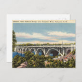 ブリッジ,コンガリー川,コロンビア,サウスカロライナ ポストカード (正面/裏面)