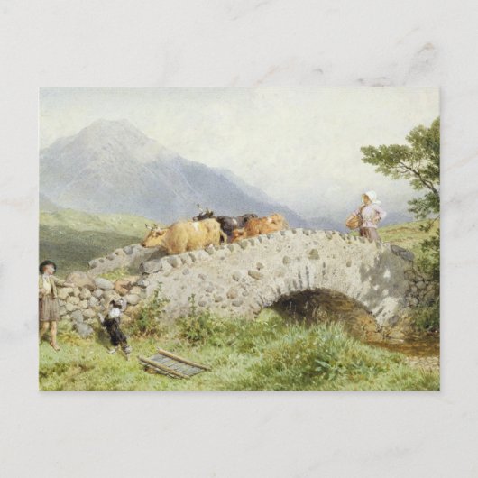 ブリッジ（ダルマリー付近）(w/c) ポストカード (正面)