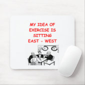 ブリッジ・プレーヤーの冗談 マウスパッド (マウス)