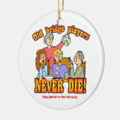 ブリッジ・プレーヤー セラミックオーナメント (左)