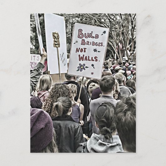 ブリッジ（壁ではなく） ポストカード (正面)