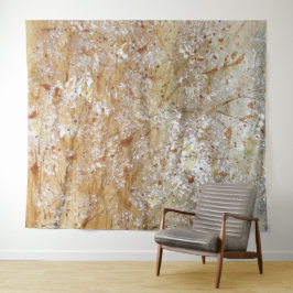 ブリッスルと開花の水色 タペストリー