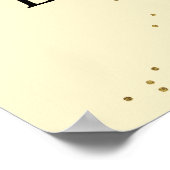 ブリッズデイのバナーが付いた可愛いテディベア ポスター (角)