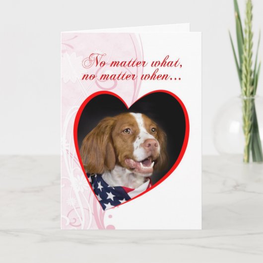 ブリッタニーのバレンタインカード シーズンカード (正面)