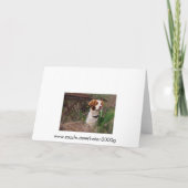 ブリッタニーのバースデー・カード カード (裏面)