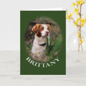 ブリッタニーのメッセージカード カード (黄色い花)