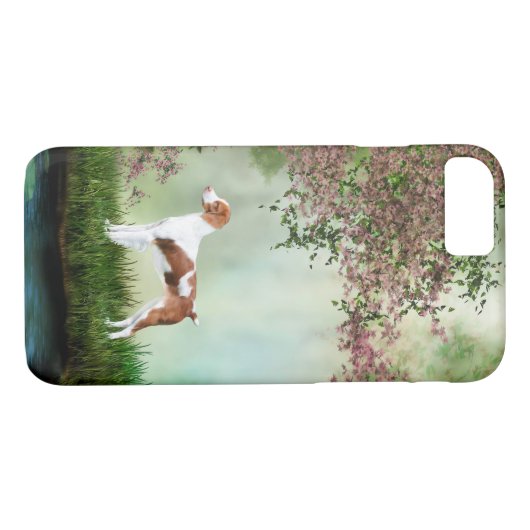 ブリッタニーの例(さまざまなモデル電話及びタブレットのために) Case-Mate iPhoneケース (裏面(横))