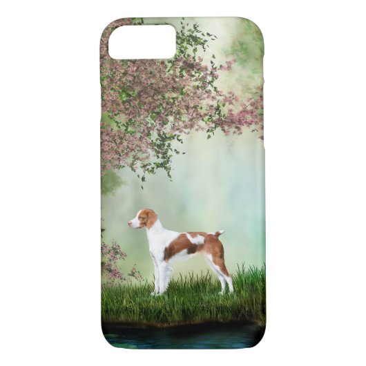 ブリッタニーの例(さまざまなモデル電話及びタブレットのために) Case-Mate iPhoneケース (裏面)