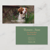 ブリッタニーまたはペット企業の名刺 名刺 (正面/裏面)