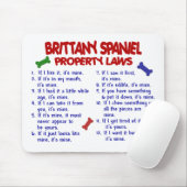 ブリッタニースパニエル犬の特性の法律2 マウスパッド (マウス)