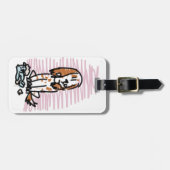 ブリッタニースパニエル犬の荷物のラベル ラゲッジタグ (正面横)