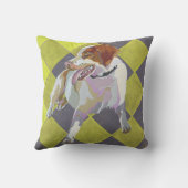 ブリッタニースパニエル犬 クッション (裏面)